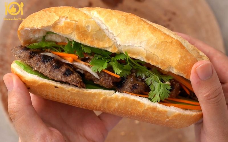 Review bánh mì bò nướng Cô Lành - Nhân bánh mì siêu lạ, siêu ngon 15 banh mi bo nuong co lanh 7
