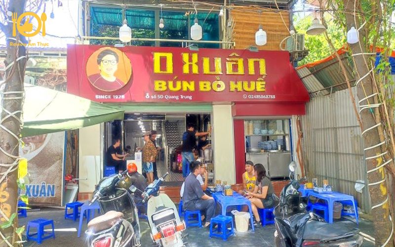 Review bún bò Huế O Xuân ở Hà Nội được nhiều người bảo ngon? 8 bún bò huế o xuân
