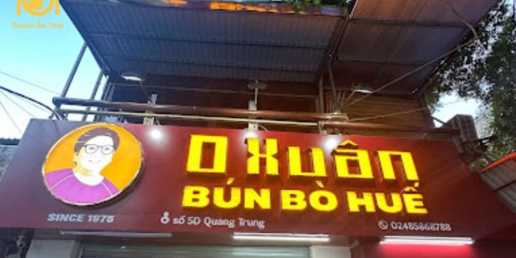 bún bò huế o xuân