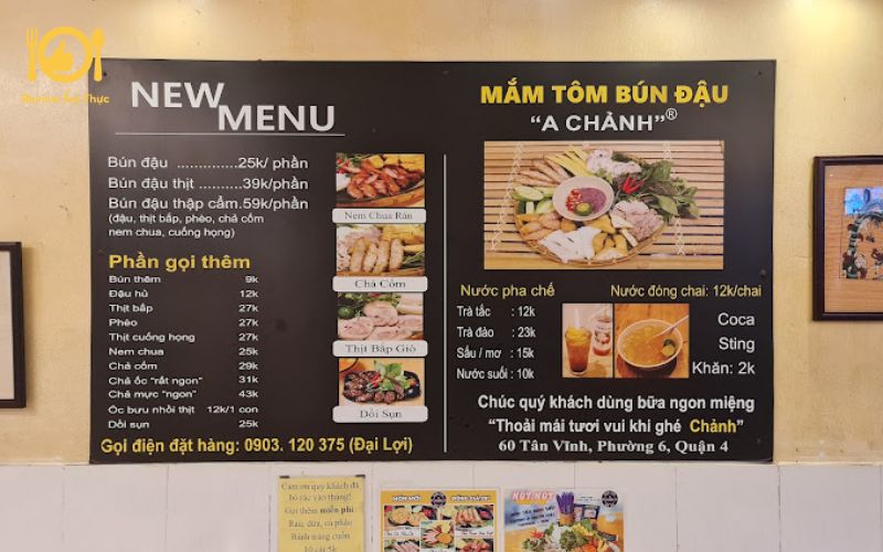 Review quán bún đậu A Chảnh - Có nên trải nghiệm bún đậu tại đây? 11 bún đậu A Chảnh