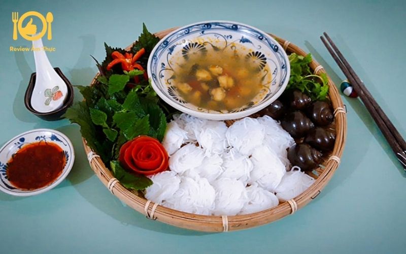 Hướng dẫn nấu món bún ốc nguội siêu ngon chuẩn vị Hà Nội 8 bún ốc nguội