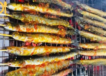 cá kèo nướng muối ớt