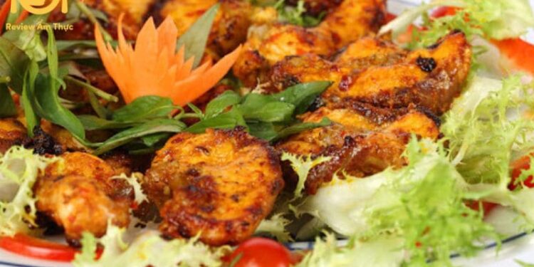 cá tầm nướng muối ớt