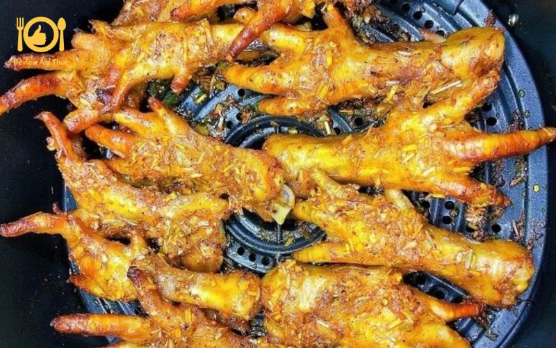 Chia sẻ cách làm chân gà nướng muối ớt bằng nồi chiên không dầu 7 chân gà nướng muối ớt bằng nồi chiên không dầu