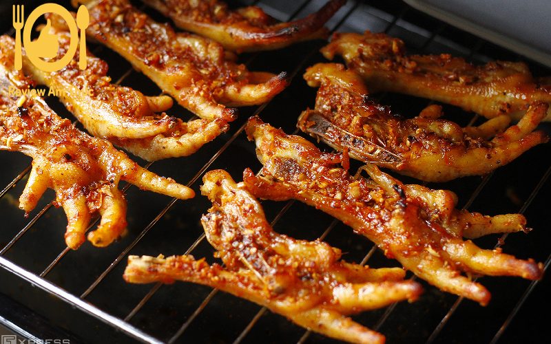 Chân Gà Nướng Sa Tế - Món Ăn Đường Phố Thơm Ngon Đầy Hấp Dẫn 8 chân gà nướng sa tế