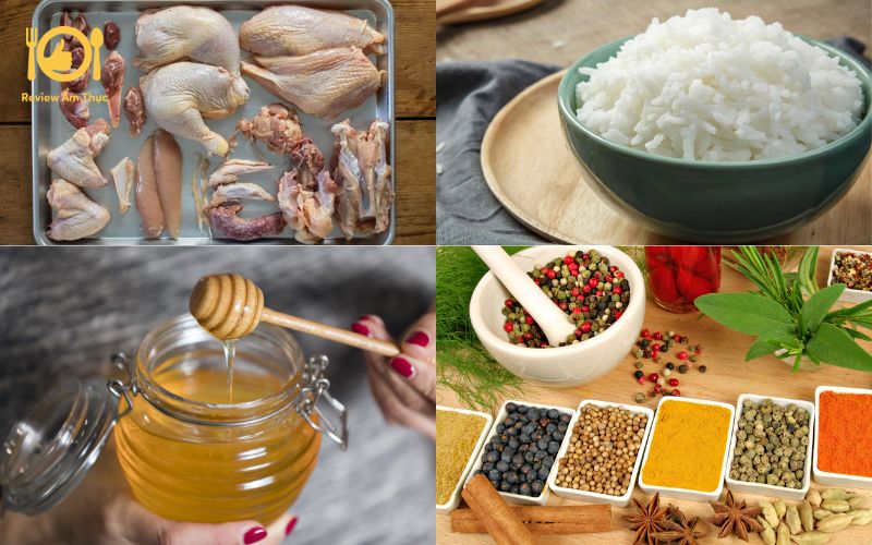 Cách làm cơm gà nướng mật ong thơm phức, vàng óng đơn giản tại nhà 7 cơm gà nướng mật ong