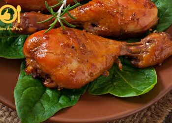 đùi gà nướng mật ong