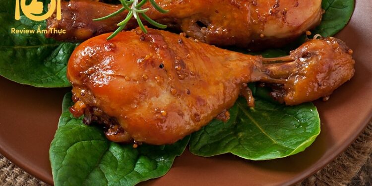 đùi gà nướng mật ong