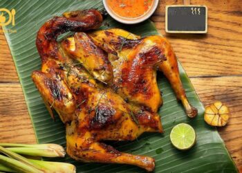 gà nướng mật ong