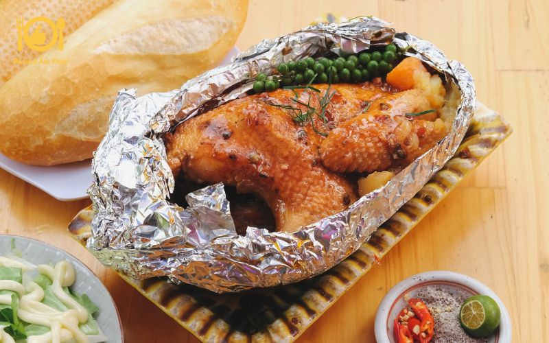 Tự tay làm gà nướng mật ong giấy bạc cho bữa cơm gia đình 9 gà nướng mật ong giấy bạc