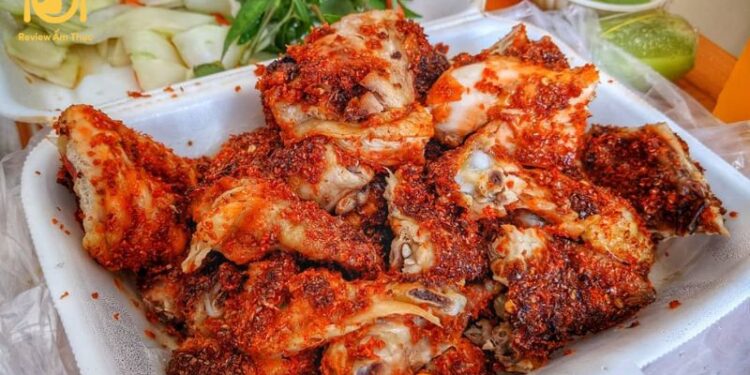 gà nướng muối ớt bếp cử