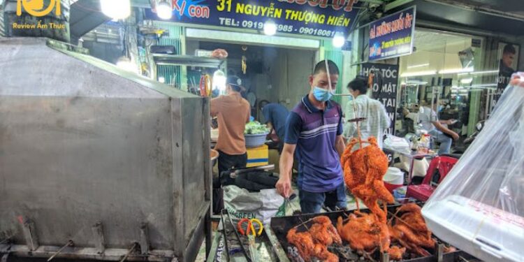 gà nướng muối ớt Nguyễn Thượng Hiền