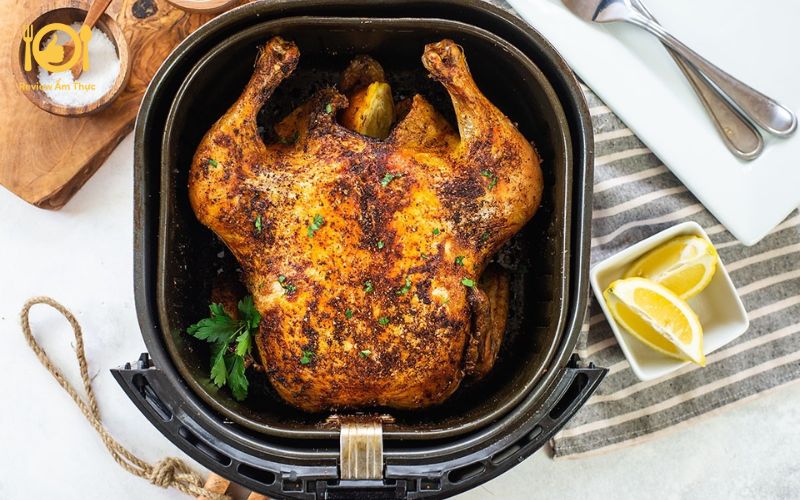 Ngon mê ly với gà nướng muối ớt nồi chiên không dầu 8 ga-nuong-muoi-ot-noi-chien-khong-dau-3