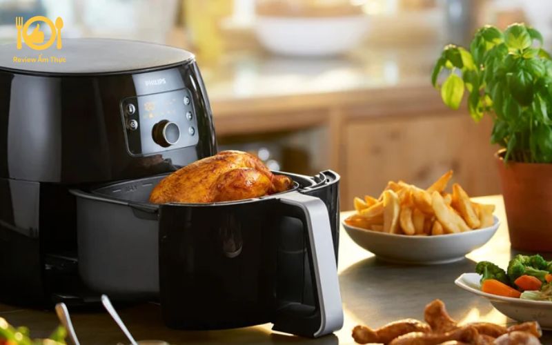 Ngon mê ly với gà nướng muối ớt nồi chiên không dầu 11 ga-nuong-muoi-ot-noi-chien-khong-dau-4