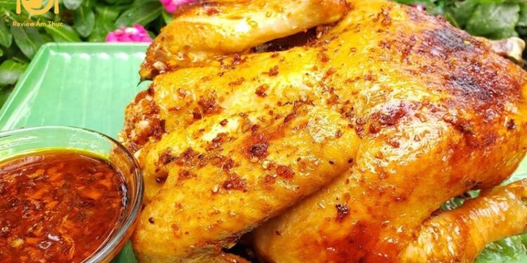 Ngon mê ly với gà nướng muối ớt nồi chiên không dầu 7 ga-nuong-muoi-ot-noi-chien-khong-dau-6