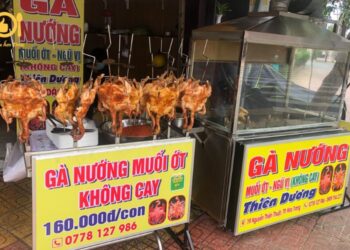 gà nướng muối ớt thiên dương