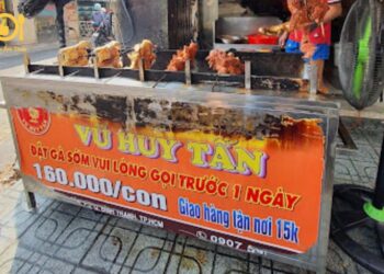 gà nướng muối ớt vũ huy tấn