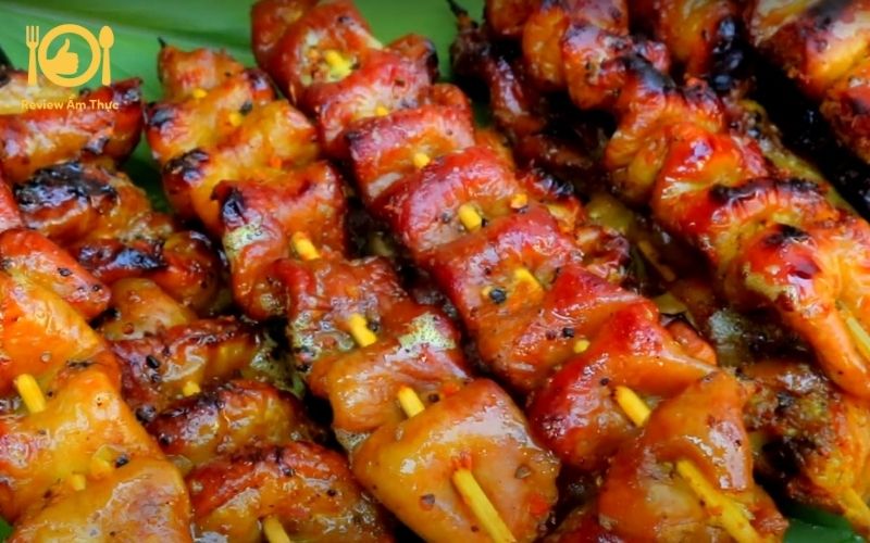 Hướng dẫn chi tiết cách làm món lòng heo nướng ngũ vị 7 lòng heo nướng ngũ vị