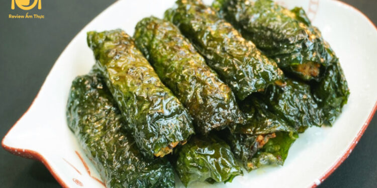 lươn nướng lá lốt