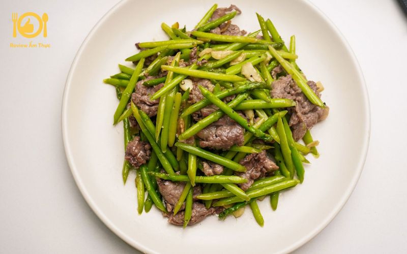Cách làm măng tây xào thịt bò - Món ngon hao cơm, ai cũng thích 9 măng tây xào thịt bò