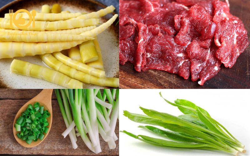 Cách chế biến món măng trúc xào thịt bò siêu ngon, đậm vị 10 măng trúc xào thịt bò