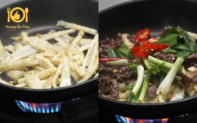 Cách chế biến món măng trúc xào thịt bò siêu ngon, đậm vị 14 măng trúc xào thịt bò