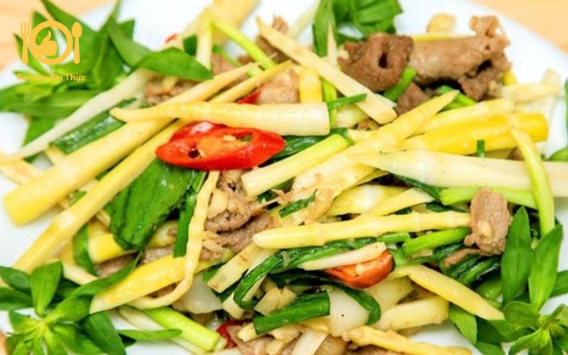 Cách chế biến món măng trúc xào thịt bò siêu ngon, đậm vị 16 măng trúc xào thịt bò