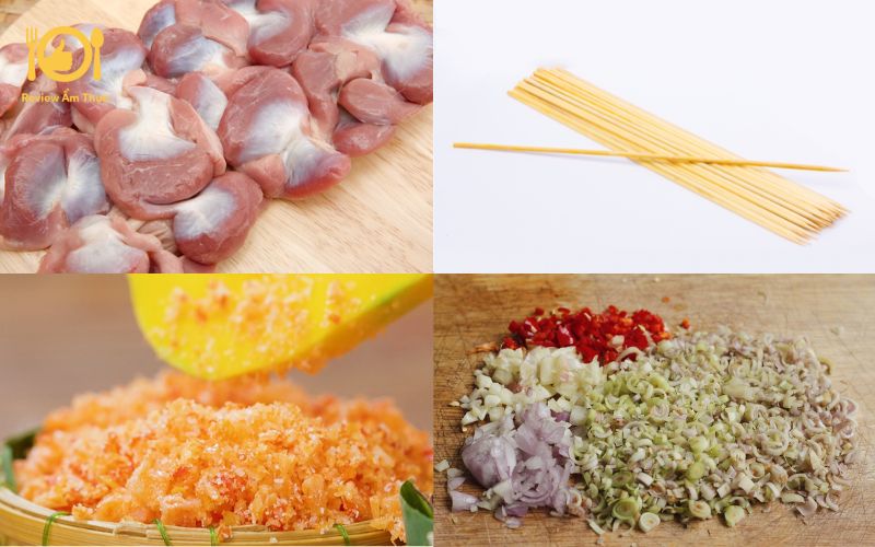 Các bước đơn giản làm mề gà nướng muối ớt ngon như ngoài hàng 7 mề gà nướng muối ớt