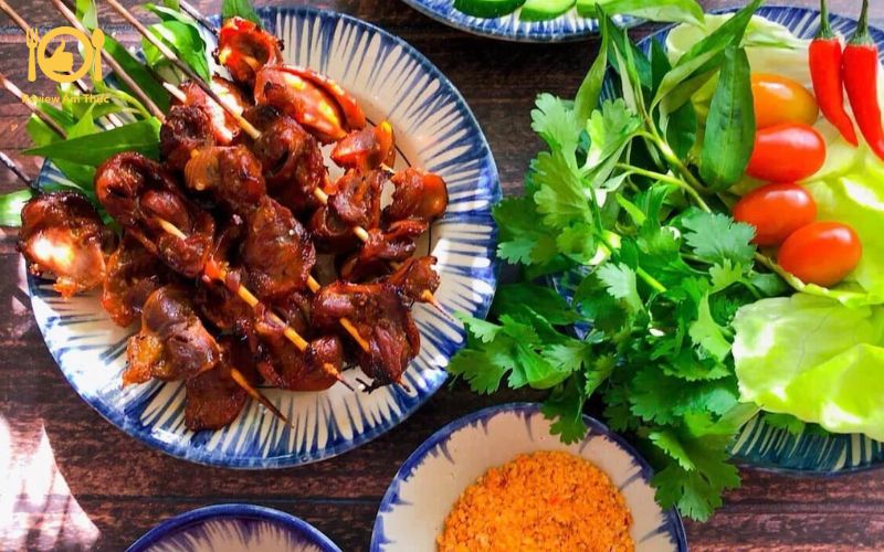 Các bước đơn giản làm mề gà nướng muối ớt ngon như ngoài hàng 8 mề gà nướng muối ớt