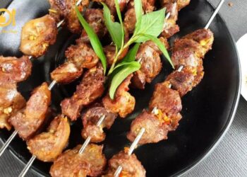 mề gà nướng muối ớt