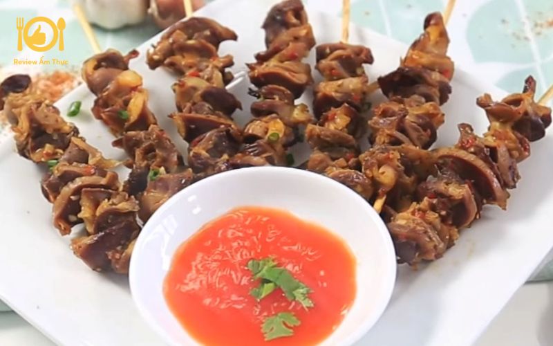 Các bước đơn giản làm mề gà nướng muối ớt ngon như ngoài hàng 10 mề gà nướng muối ớt