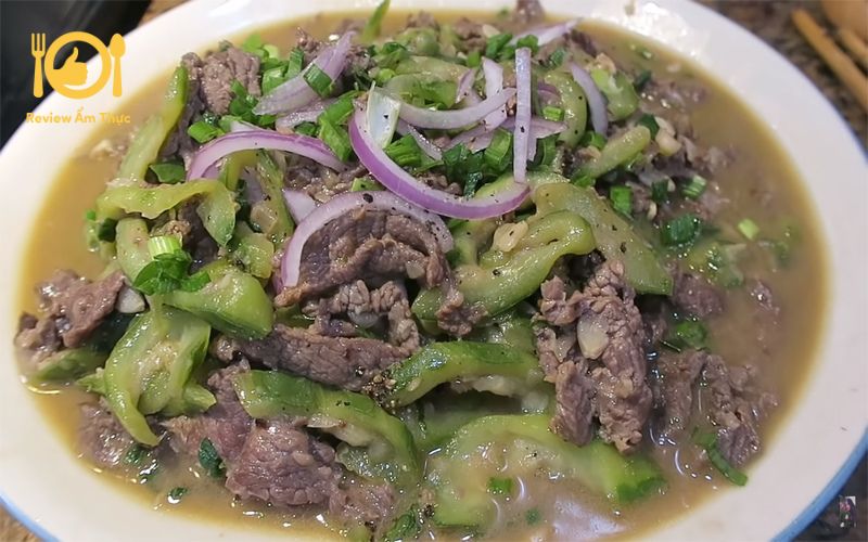 Hướng dẫn cách nấu mướp xào thịt bò không dai, giòn ngọt 15 mướp xào thịt bò