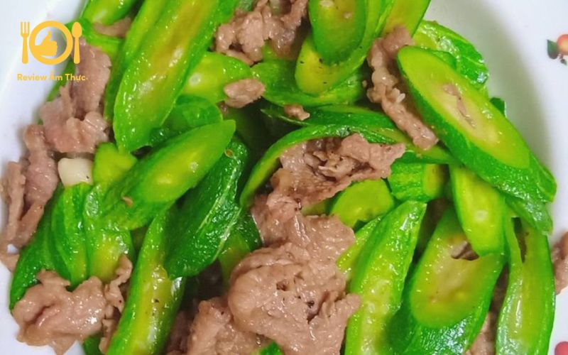 Hướng dẫn cách nấu mướp xào thịt bò không dai, giòn ngọt 17 mướp xào thịt bò