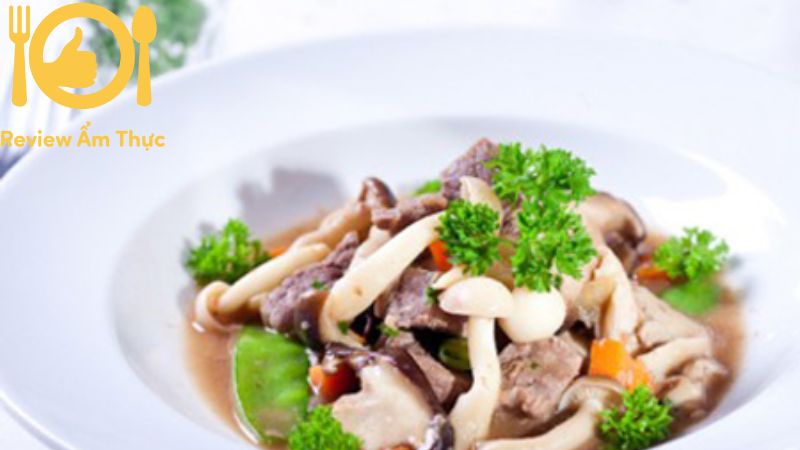 Cách chế biến nấm bào ngư xào thịt bò đơn giản và thơm ngon 9 nấm bào ngư xào thịt bò