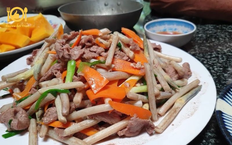 Mách bạn cách làm ngó sen xào thịt bò ngon như nhà hàng 9 ngó sen xào thịt bò