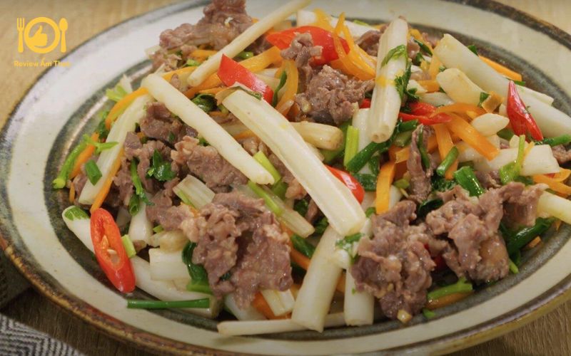 Mách bạn cách làm ngó sen xào thịt bò ngon như nhà hàng 10 ngó sen xào thịt bò