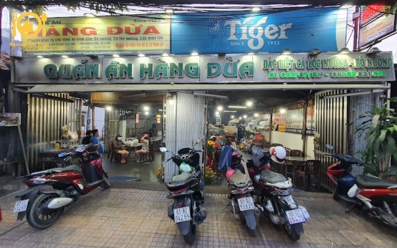 Review quán ăn Hàng Dừa bò nướng nổi tiếng ở tỉnh Bình Dương? 10 quán ăn hàng dừa bò nướng