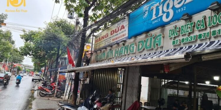 quán ăn hàng dừa bò nướng