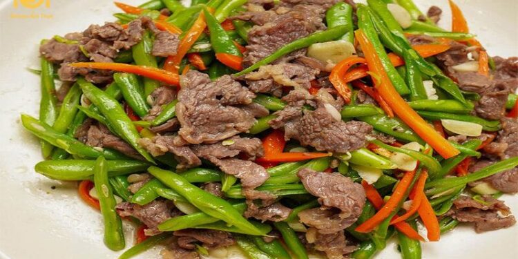 Thịt bò xào cần tỏi và những nét thú vị về món ăn 6 thịt bò xào cần tỏi