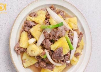 thịt bò xào chua ngọt