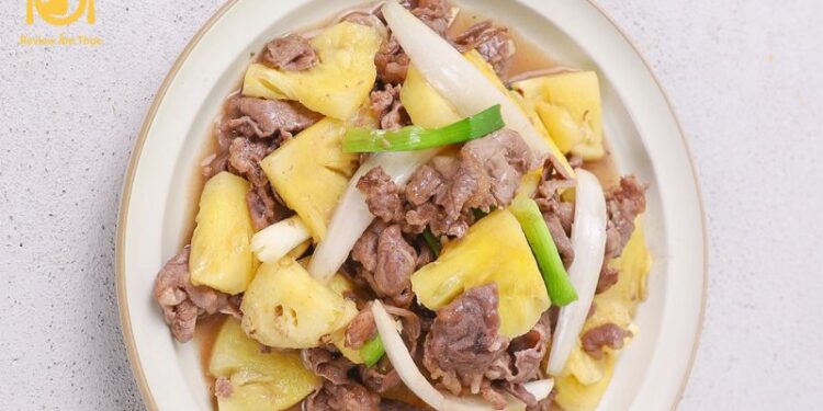 Học ngay cách làm món thịt bò xào chua ngọt thơm ngon chuẩn vị 6 thịt bò xào chua ngọt