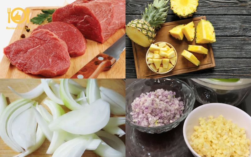 Cách làm thịt bò xào dứa - Món ngon cho những ngày bận rộn 8 thịt bò xào dứa