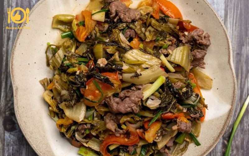 Bí quyết chọn nguyên liệu và làm thịt bò xào dưa chua ngon nhất 12 thịt bò xào dưa chua