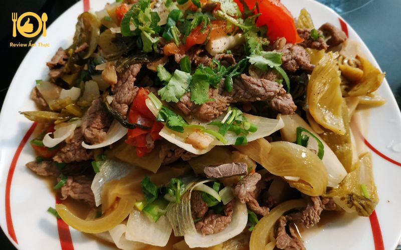 Bí quyết chọn nguyên liệu và làm thịt bò xào dưa chua ngon nhất 13 thịt bò xào dưa chua