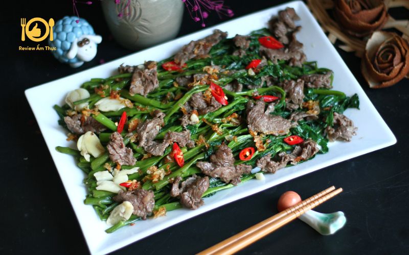 Cách làm thịt bò xào rau muống - Món ăn thơm ngon đưa miệng 9 thit-bo-xao-rau-muong-1