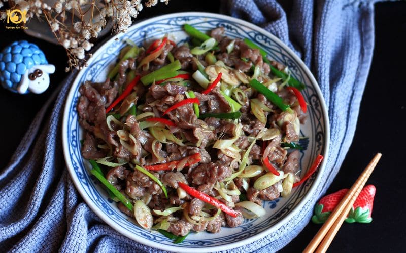 Thịt bò xào sả ớt - Công thức nấu ăn đơn giản ngay tại nhà 7 thịt bò xào sả ớt
