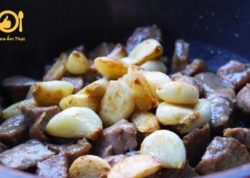 thịt bò xào tỏi