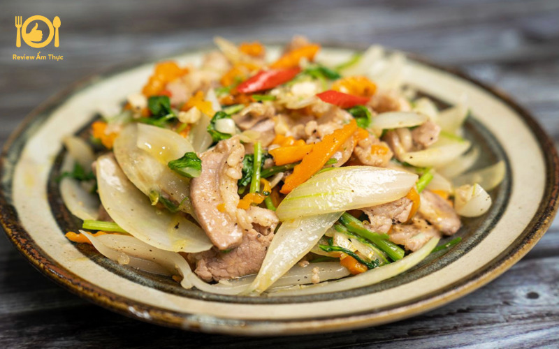 Cách làm món thịt lợn xào hành tây đơn giản và hiệu quả 8 thịt lợn xào hành tây