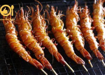 tôm nướng muối ớt