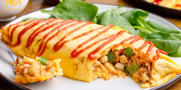 Hướng dẫn cách làm trứng omurice béo, thơm ngon kiểu Nhật 6 trứng omurice